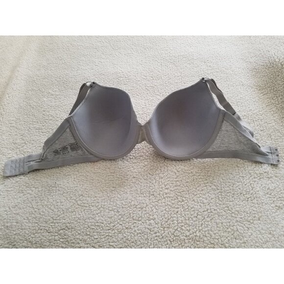 FRUIT OF THE LOOM Grey Lightly Lined & Padded,  Underwire T-Shirt Bra, US 38DD - Picture 6 of 8